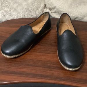 Black slip on shoes
